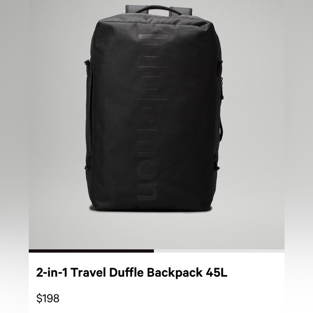 lululemon 2-in-1 Duffle Backpack